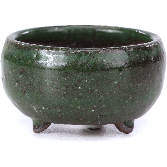 Pot à bonsaï rond vert - 45 x 45 x 25 mm