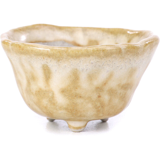 Ronde beige bonsaipot - 45 x 45 x 25 mm