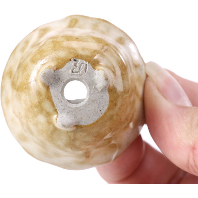 Ronde beige bonsaipot - 45 x 45 x 25 mm