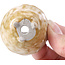 Runde beige Bonsaischale - 45 x 45 x 25 mm