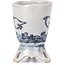 Vaso per bonsai rotondo blu - 45 x 45 x 65 mm