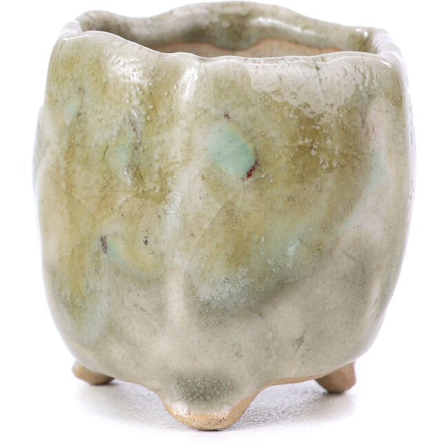 Vaso per bonsai esagonale grigio - 35 x 35 x 35 mm