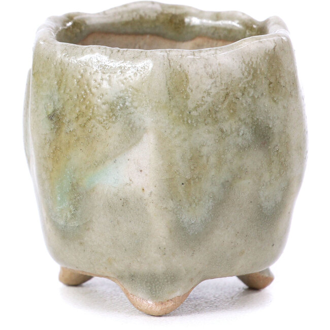 Vaso per bonsai esagonale grigio - 35 x 35 x 35 mm