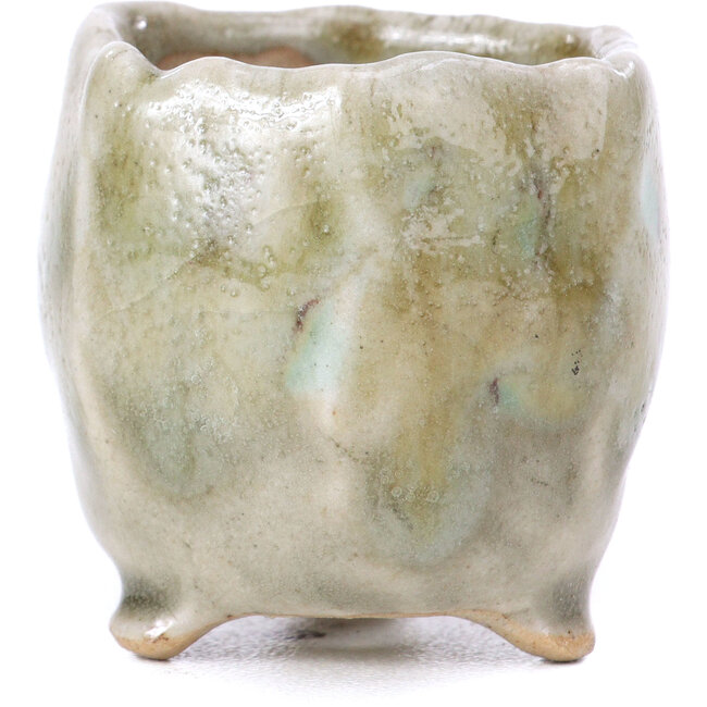 Vaso per bonsai esagonale grigio - 35 x 35 x 35 mm