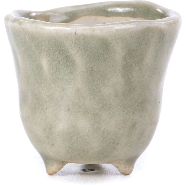 Ronde grijze bonsaipot - 40 x 40 x 40 mm