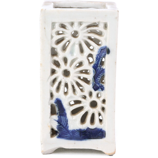 Pot à bonsaï carré gris - 50 x 50 x 95 mm