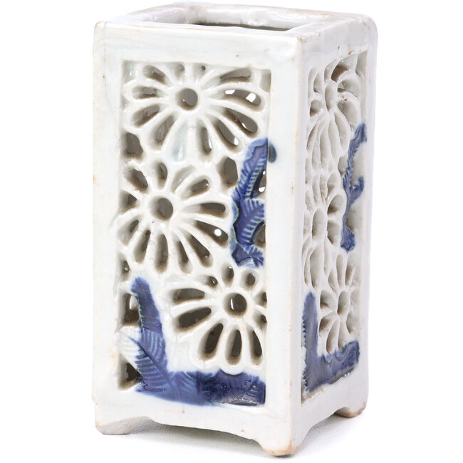 Pot à bonsaï carré gris - 50 x 50 x 95 mm