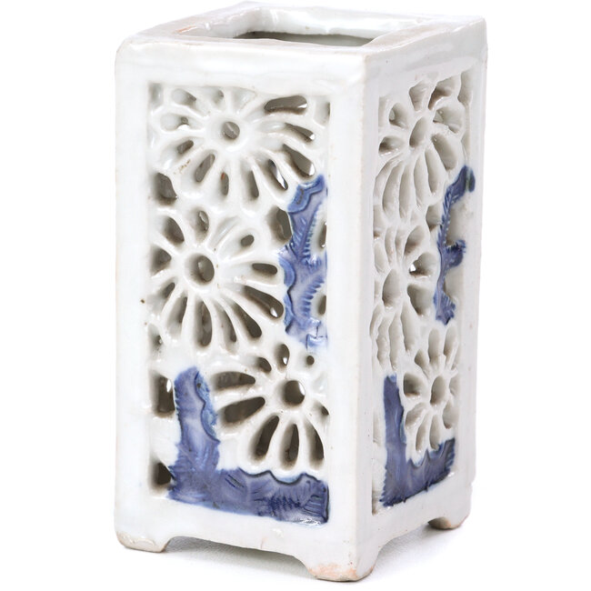 Vaso per bonsai quadrato grigio - 50 x 50 x 95 mm