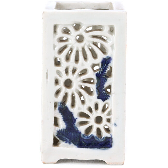 Maceta de bonsái cuadrada gris - 50 x 50 x 95 mm