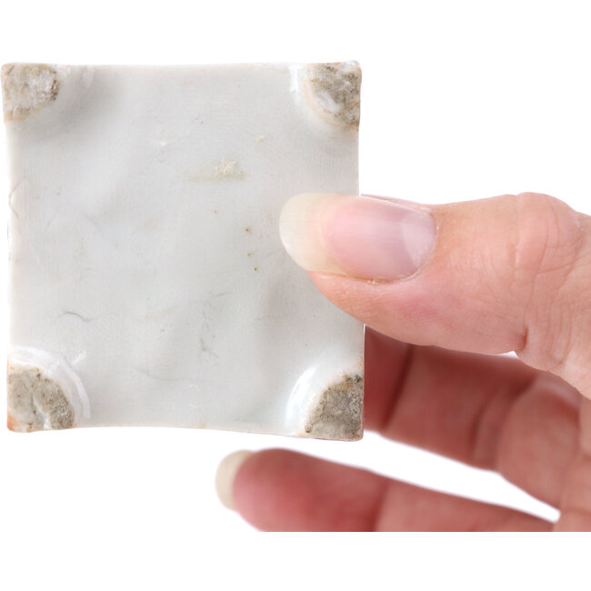 Quadratische graue Bonsaischale - 50 x 50 x 95 mm