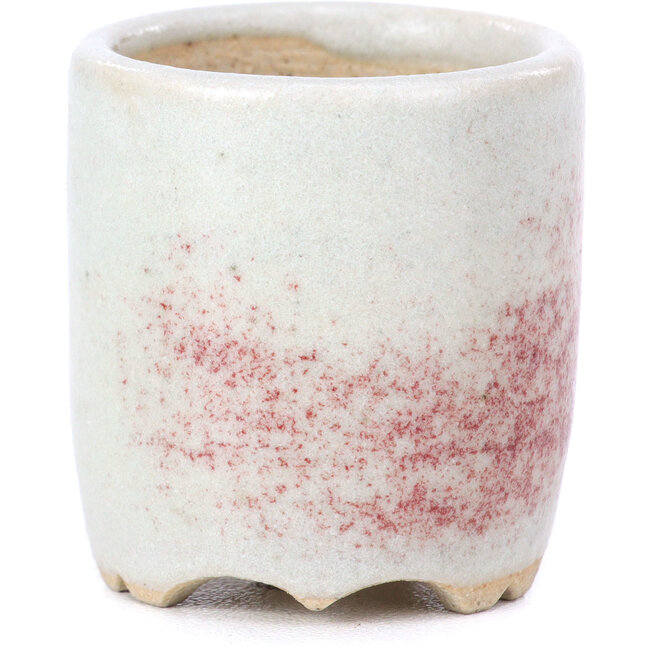 Pot à bonsaï rond beige - 35 x 35 x 40 mm