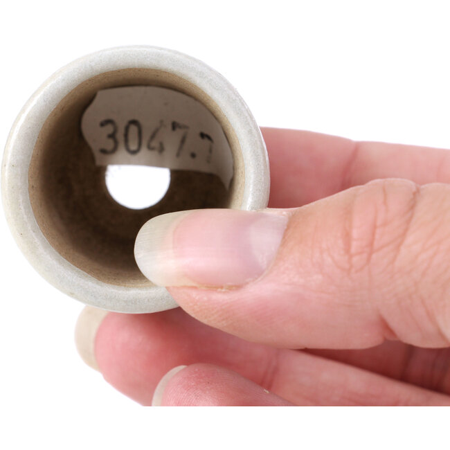 Ronde beige bonsaipot - 35 x 35 x 40 mm