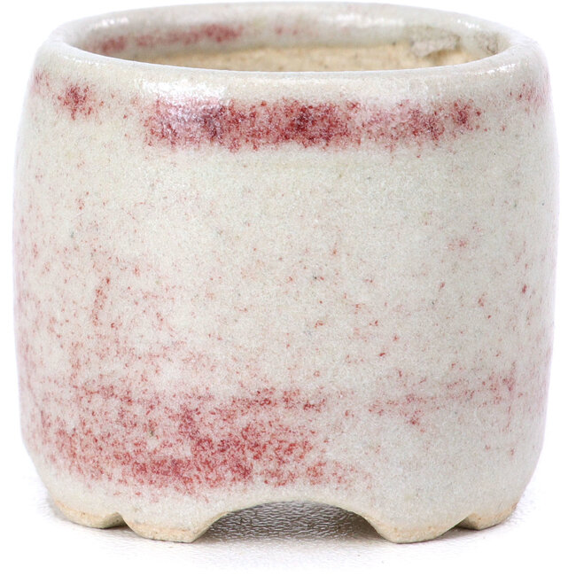 Pot à bonsaï rond beige - 34 x 34 x 30 mm