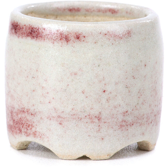 Pot à bonsaï rond beige - 34 x 34 x 30 mm