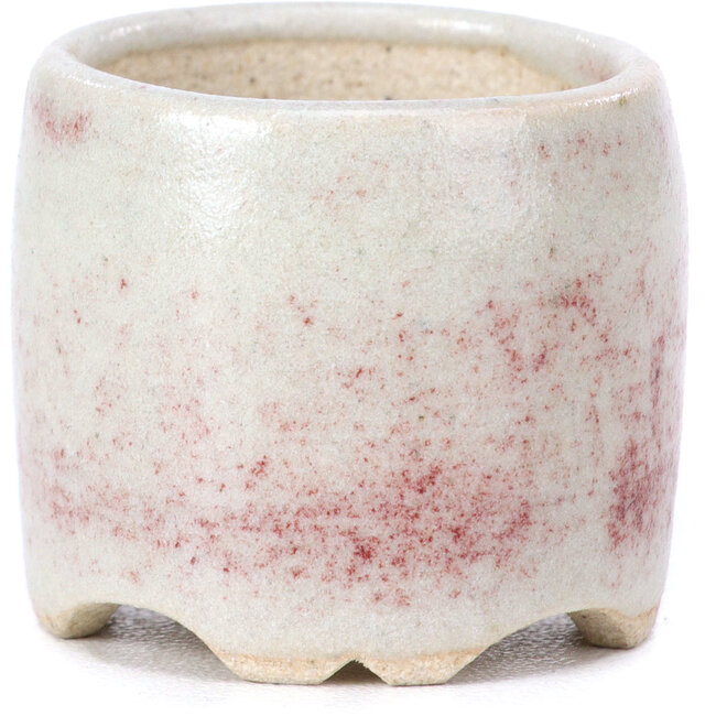 Pot à bonsaï rond beige - 34 x 34 x 30 mm