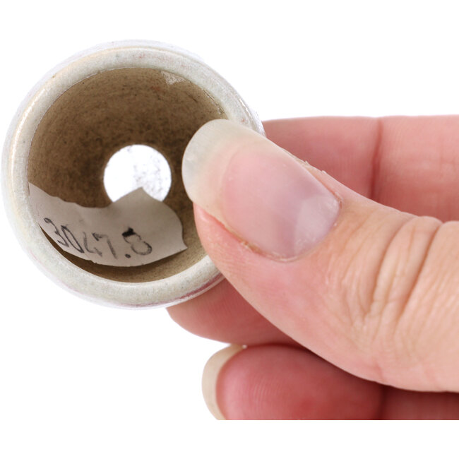 Runde beige Bonsaischale - 34 x 34 x 30 mm