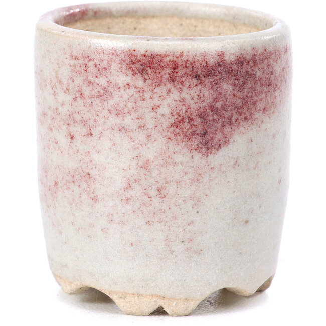 Pot à bonsaï rond beige - 35 x 35 x 35 mm