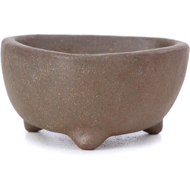 Pot à bonsaï triangulaire non émaillé - 50 x 50 x 25 mm