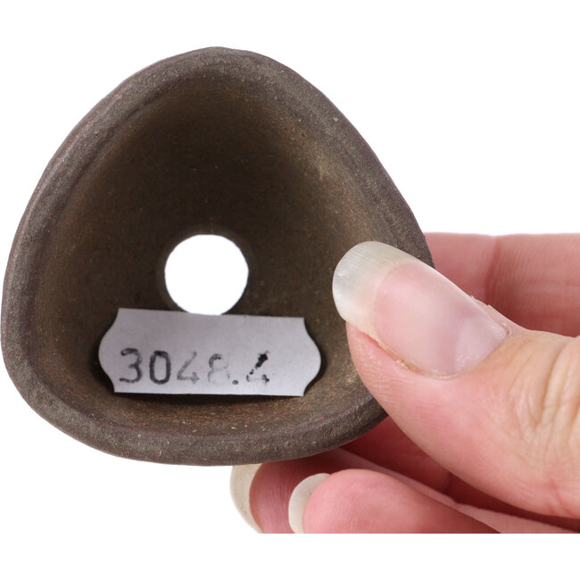 Vaso per bonsai triangolare non smaltato - 50 x 50 x 25 mm