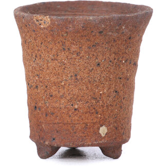  Other Tokoname bonsai pot makers Maceta redonda sin esmaltar de 36 mm con chip de Tokoname, Japón