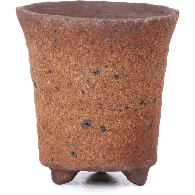 Maceta de bonsái redonda sin esmaltar - 36 x 36 x 40 mm