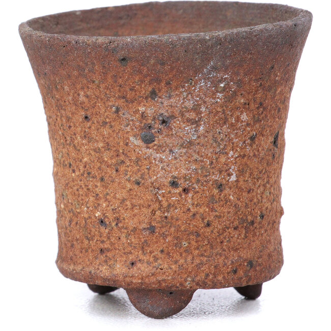 Round unglazed bonsai pot - 35 x 35 x 35 mm