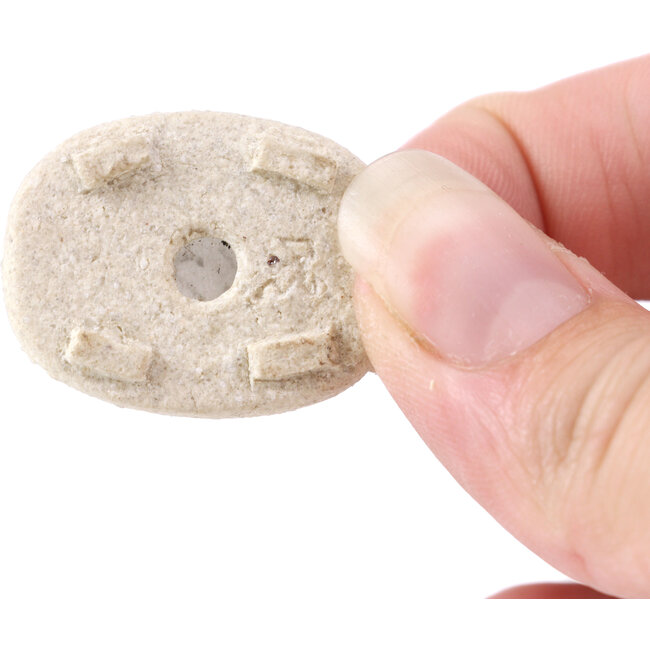 Ovale ongeglazuurde bonsaipot - 30 x 22 x 4 mm