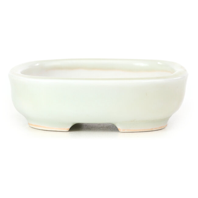 Pot à bonsaï carré blanc - 95 x 95 x 26 mm