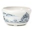 Vaso per bonsai rotondo blu - 65 x 65 x 35 mm