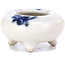 Vaso per bonsai rotondo blu - 20 x 20 x 11 mm