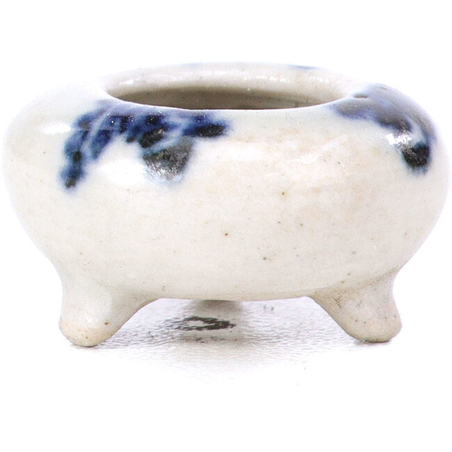 Pot à bonsaï rond bleu - 20 x 20 x 11 mm