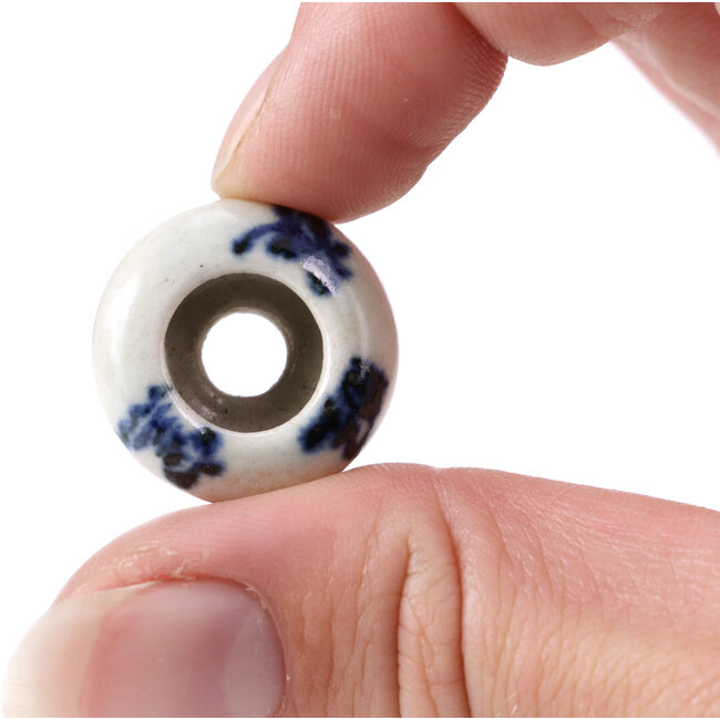 Runde blaue Bonsaischale - 20 x 20 x 11 mm