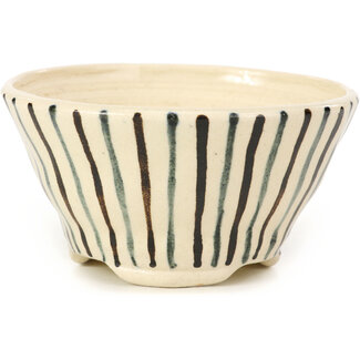 Bonsai Maceta para bonsái redonda beige de 85 mm de Bonsai, Japón