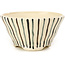 Pot à bonsaï rond beige par Bonsai - 85 x 85 x 45 mm