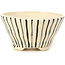 Pot à bonsaï rond beige par Bonsai - 85 x 85 x 45 mm