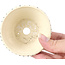 Pot à bonsaï rond beige par Bonsai - 85 x 85 x 45 mm