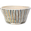 Pot à bonsaï rond beige par Bonsai - 85 x 85 x 45 mm