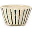Round beige bonsai pot by Bonsai - 85 x 85 x 45 mm