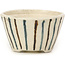 Pot à bonsaï rond beige par Bonsai - 85 x 85 x 45 mm