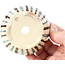 Maceta de bonsái redonda beige de Bonsai - 85 x 85 x 45 mm