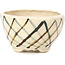 Pot à bonsaï rond beige par Bonsai - 66 x 66 x 40 mm