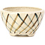 Pot à bonsaï rond beige par Bonsai - 66 x 66 x 40 mm