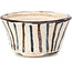 Pot à bonsaï rond beige par Bonsai - 66 x 66 x 40 mm