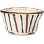 Pot à bonsaï rond beige par Bonsai - 66 x 66 x 40 mm