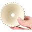 Pot à bonsaï rond beige par Bonsai - 82 x 82 x 45 mm