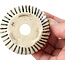 Ronde beige bonsaipot van Bonsai - 66 x 66 x 40 mm