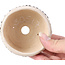 Ronde beige bonsaipot van Bonsai - 85 x 85 x 45 mm