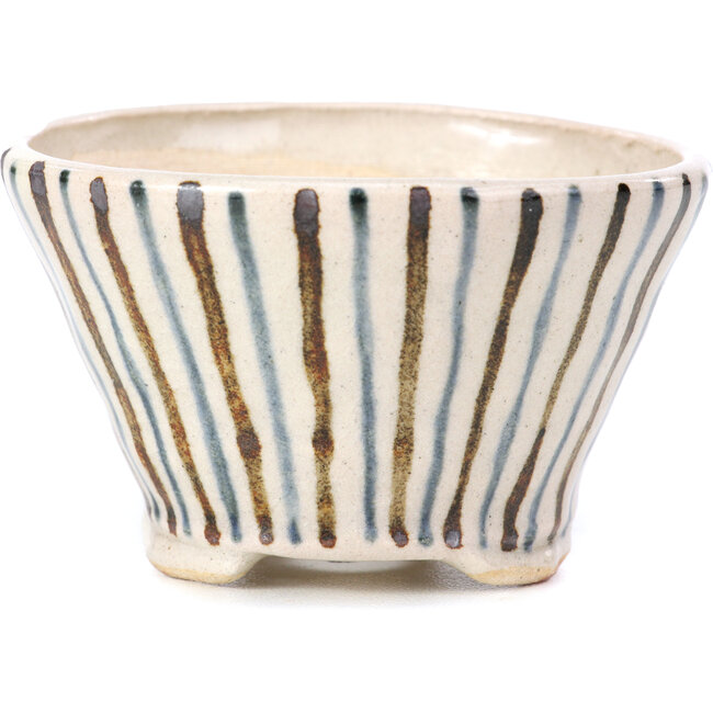 Runde beige Bonsaischale von Bonsai - 85 x 85 x 45 mm