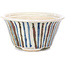 Pot à bonsaï rond beige par Bonsai - 85 x 85 x 45 mm