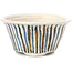 Pot à bonsaï rond beige par Bonsai - 85 x 85 x 45 mm